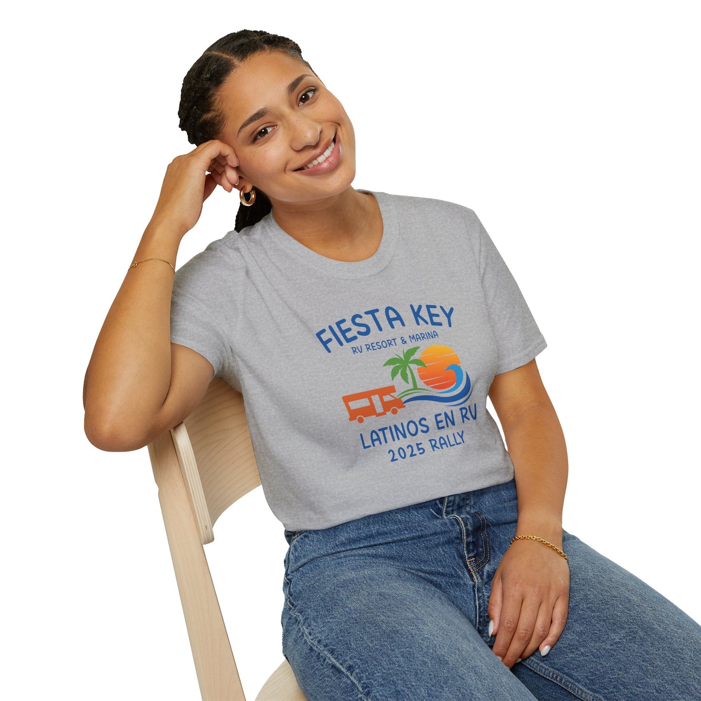 Fiesta Key Latinos en RV Rally 2025 Clase C / T-Shirt Unisex