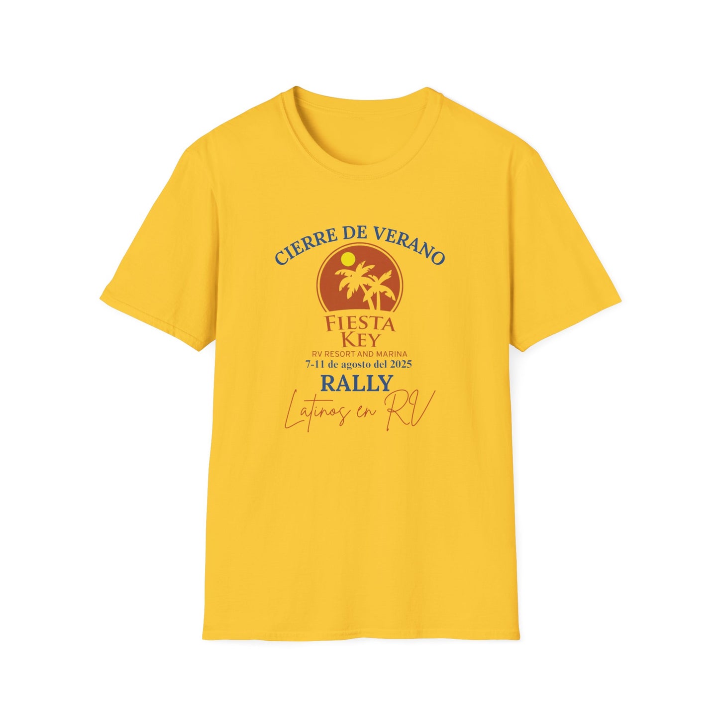 Cierre de Verano "Rally" con Latinos en RV / T-Shirt, Unisex
