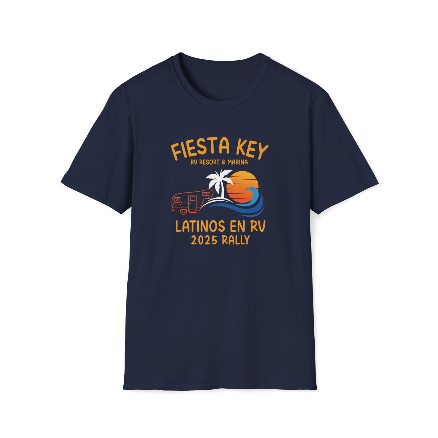 Fiesta Key Latinos en RV Rally 2025 / 5th Wheel/ Unisex T-Shirt