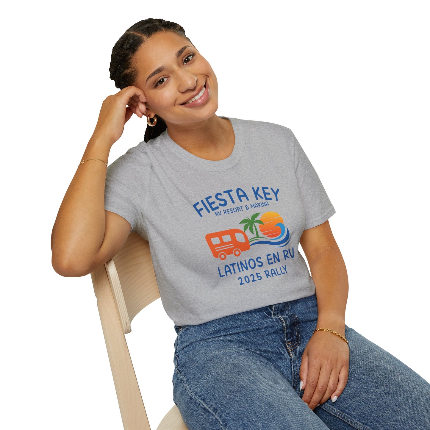 Fiesta Key Latinos en RV Rally 2025 Clase A / T-Shirt Unisex