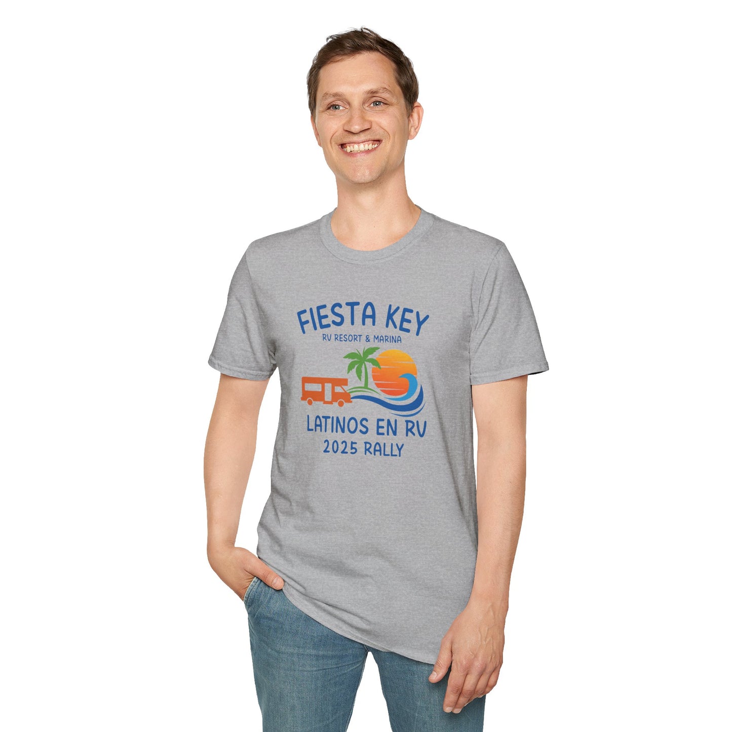 Fiesta Key Latinos en RV Rally 2025 Clase C / T-Shirt Unisex