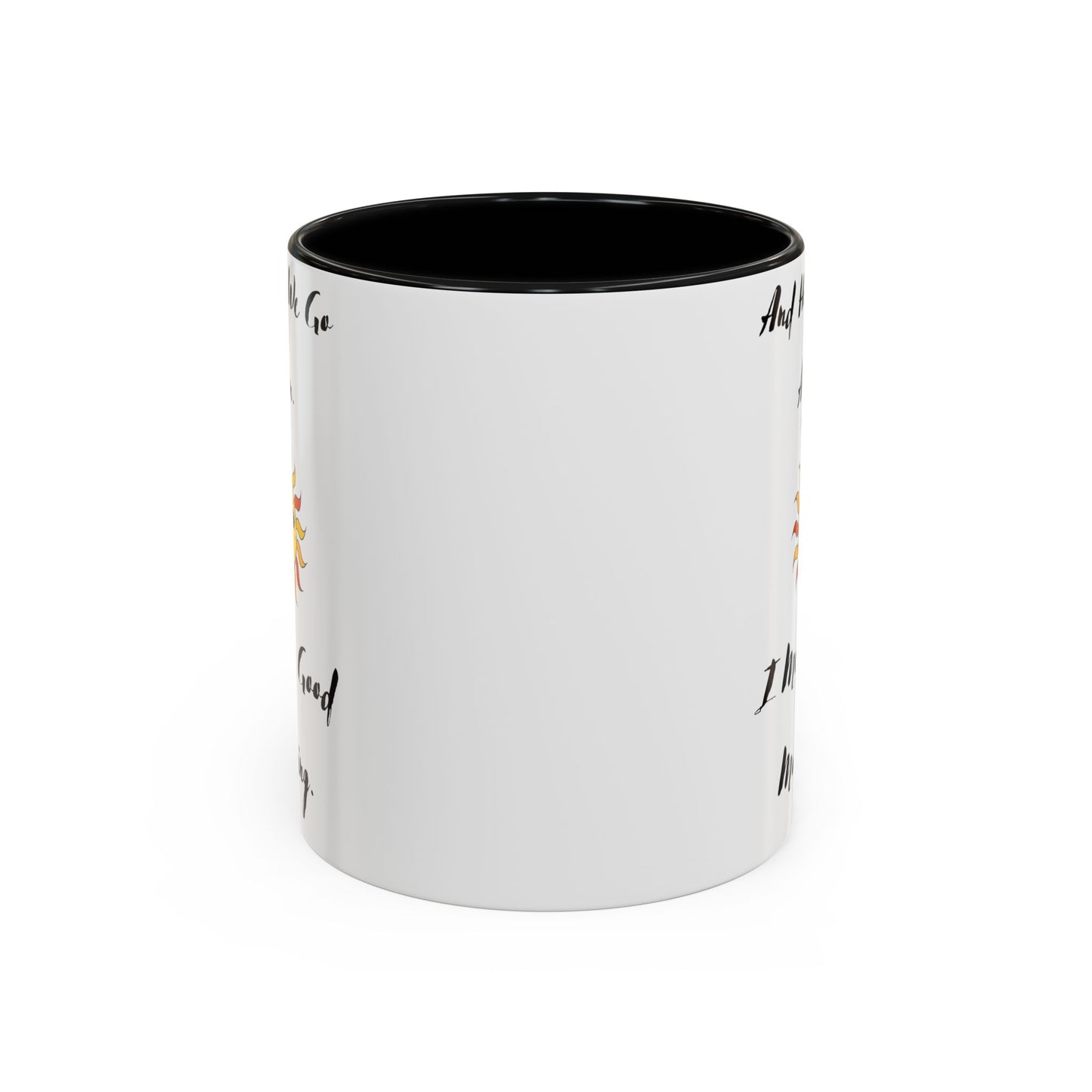 Accent Coffee Mug, 11oz, Good Morning, Here We Go