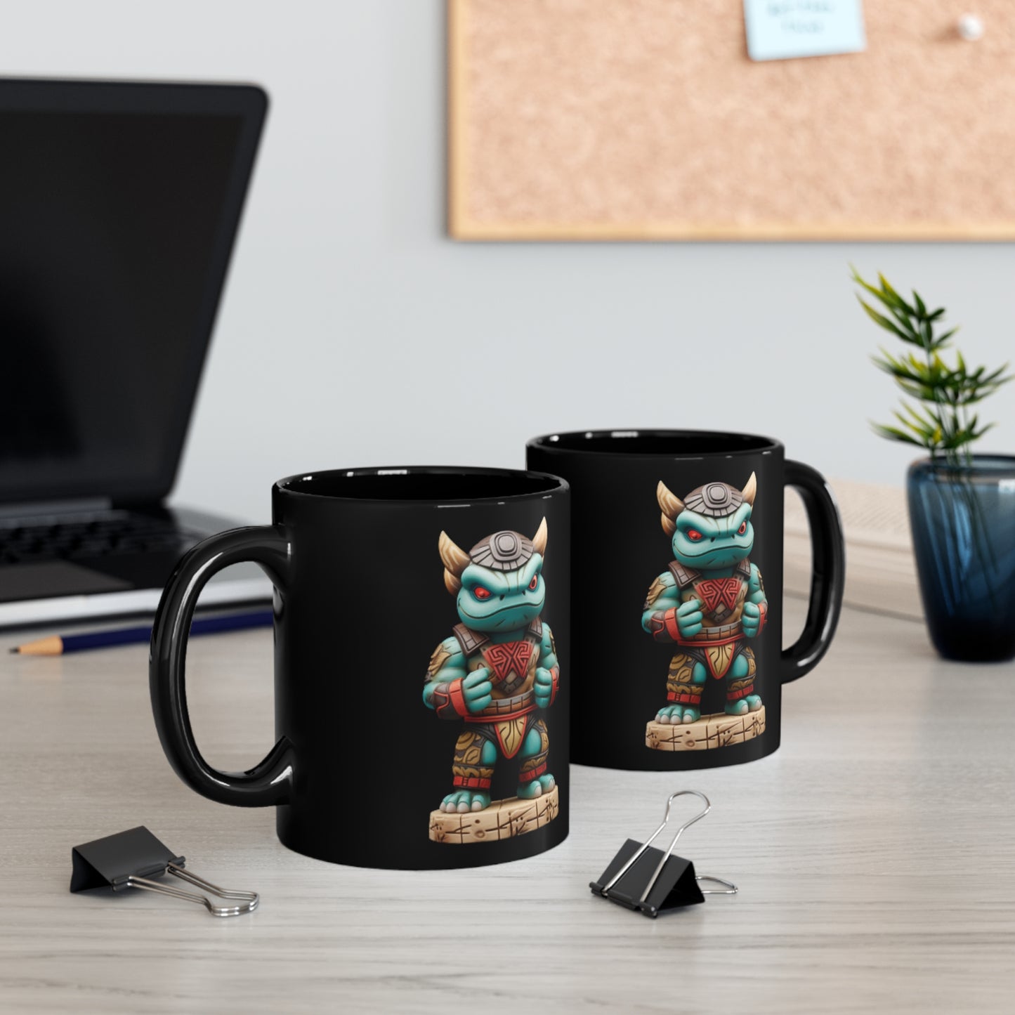 Heroes Turtle AI, 11oz Black Mug