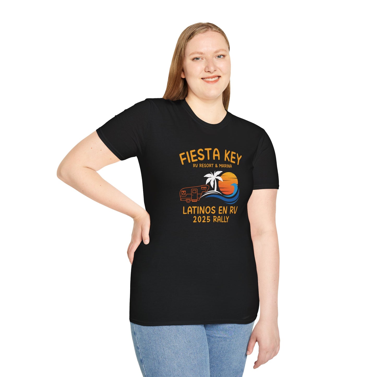 Fiesta Key Latinos en RV Rally 2025 / 5th Wheel/ Unisex T-Shirt