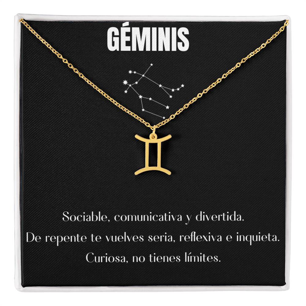 GÉMINIS - Collar Signo del Zodiaco