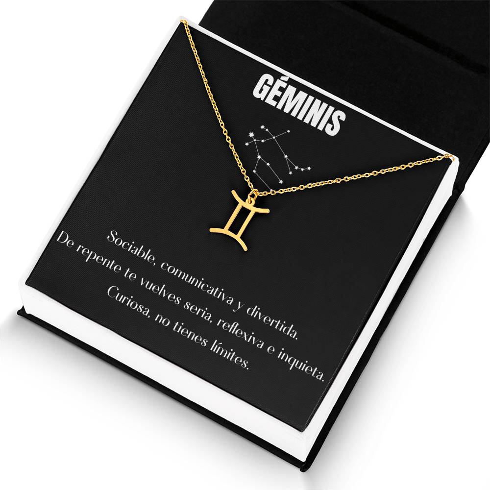 GÉMINIS - Collar Signo del Zodiaco