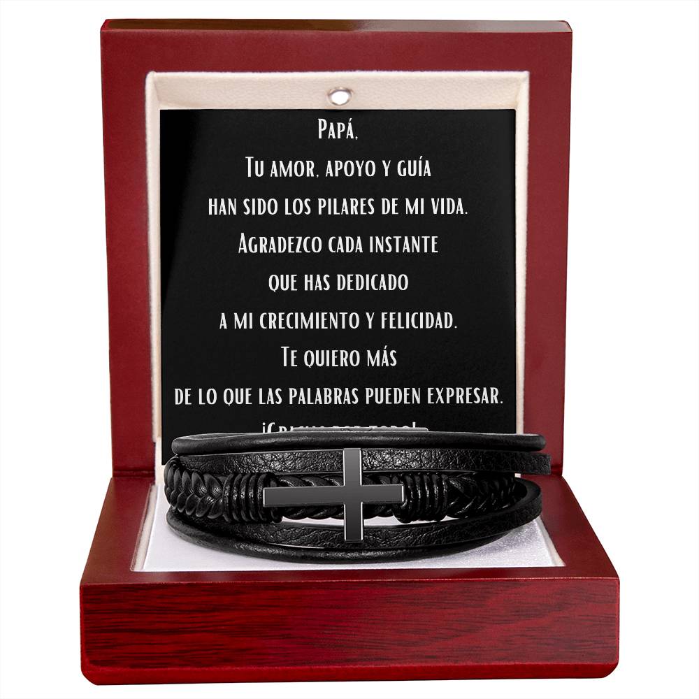Papá, Tu amor, apoyo y guía han sido los pilares de mi vida. Brazalete.