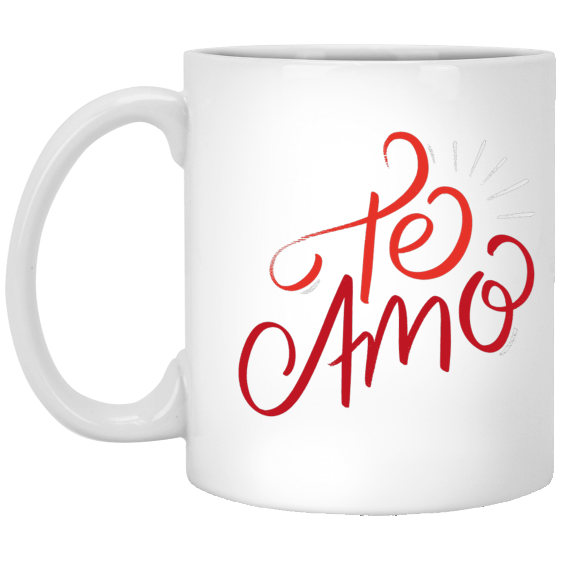 Te Amo. 11 oz. White Mug