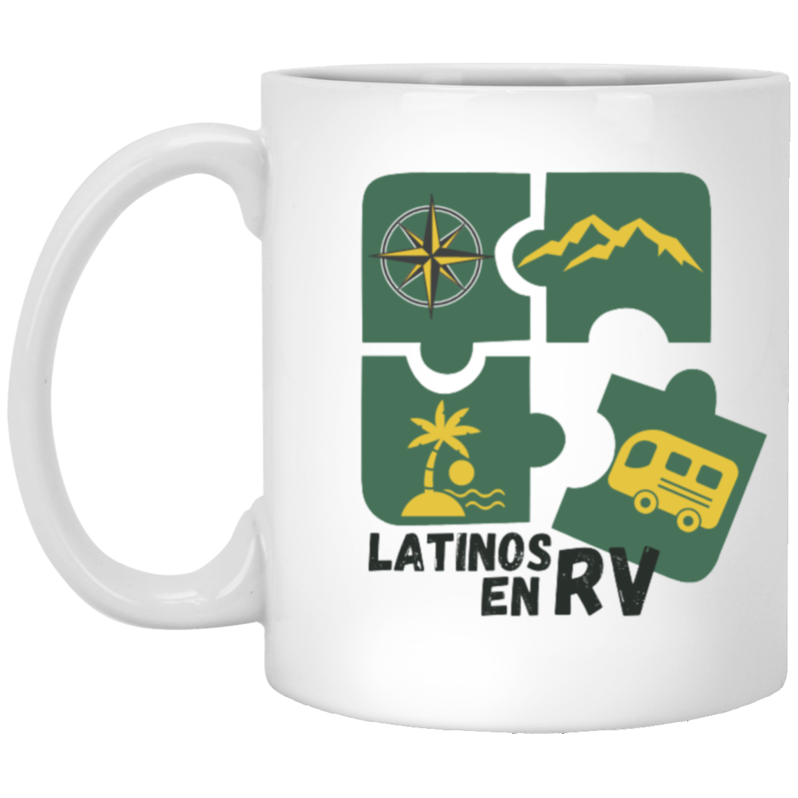Latinos en RV White Mug 11 oz.