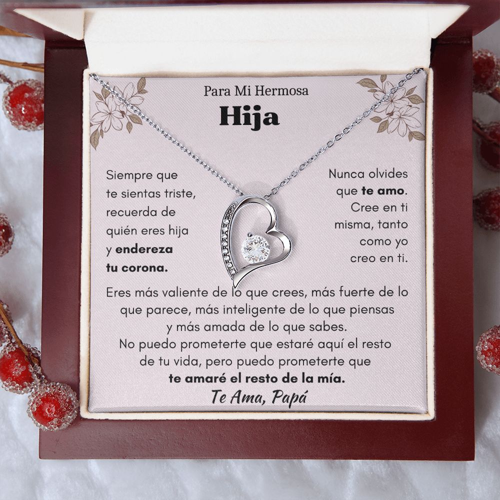 Para Mi Hermosa Hija Forever Love Necklace