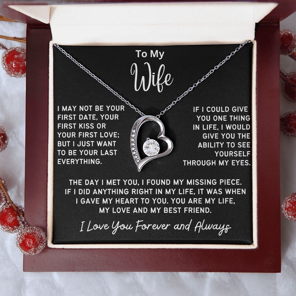 To My Wife Forever Love Necklace