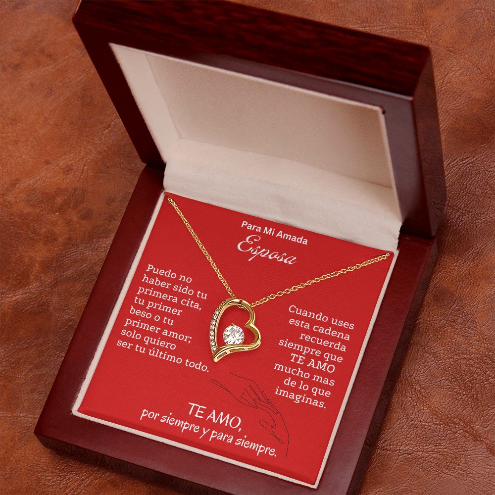 Para Mi Amada Esposa Collar Amor Eterno