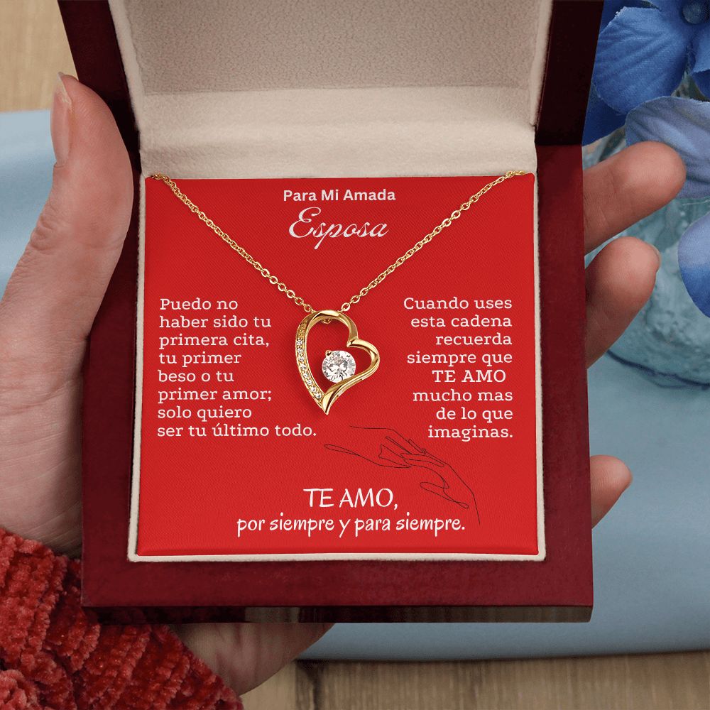 Para Mi Amada Esposa Collar Amor Eterno