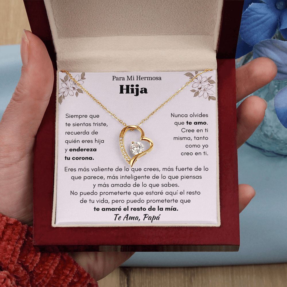 Para Mi Hermosa Hija Forever Love Necklace