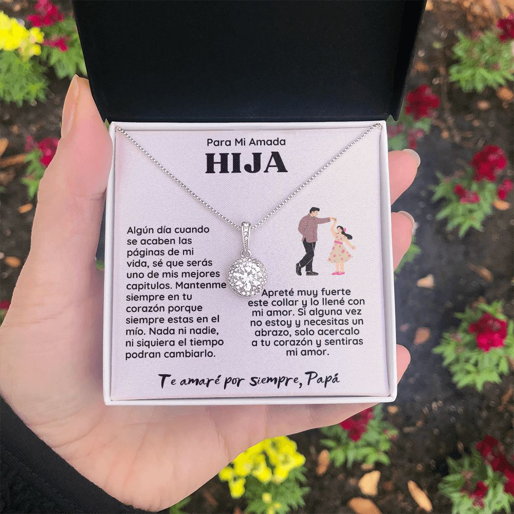 Para Mi Amada Hija Collar Esperanza Eterna