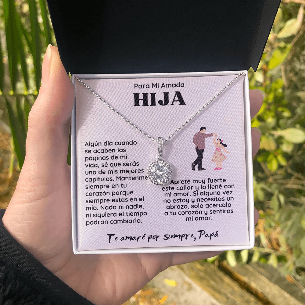 Para Mi Amada Hija Collar Esperanza Eterna