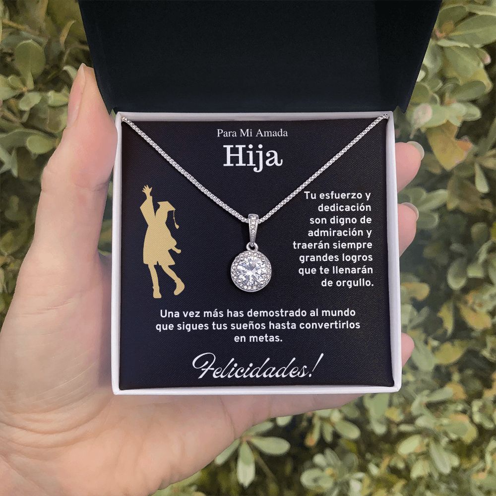 Para Mi Amada Hija, Graduación, Collar Esperanza Eterna