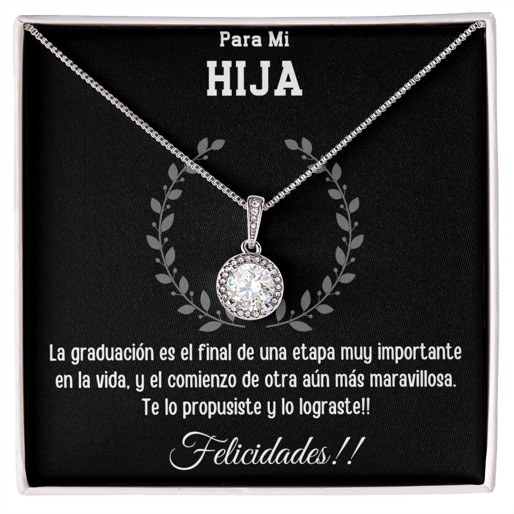 Para mi Hija, Graduación, Collar Esperanza Eterna