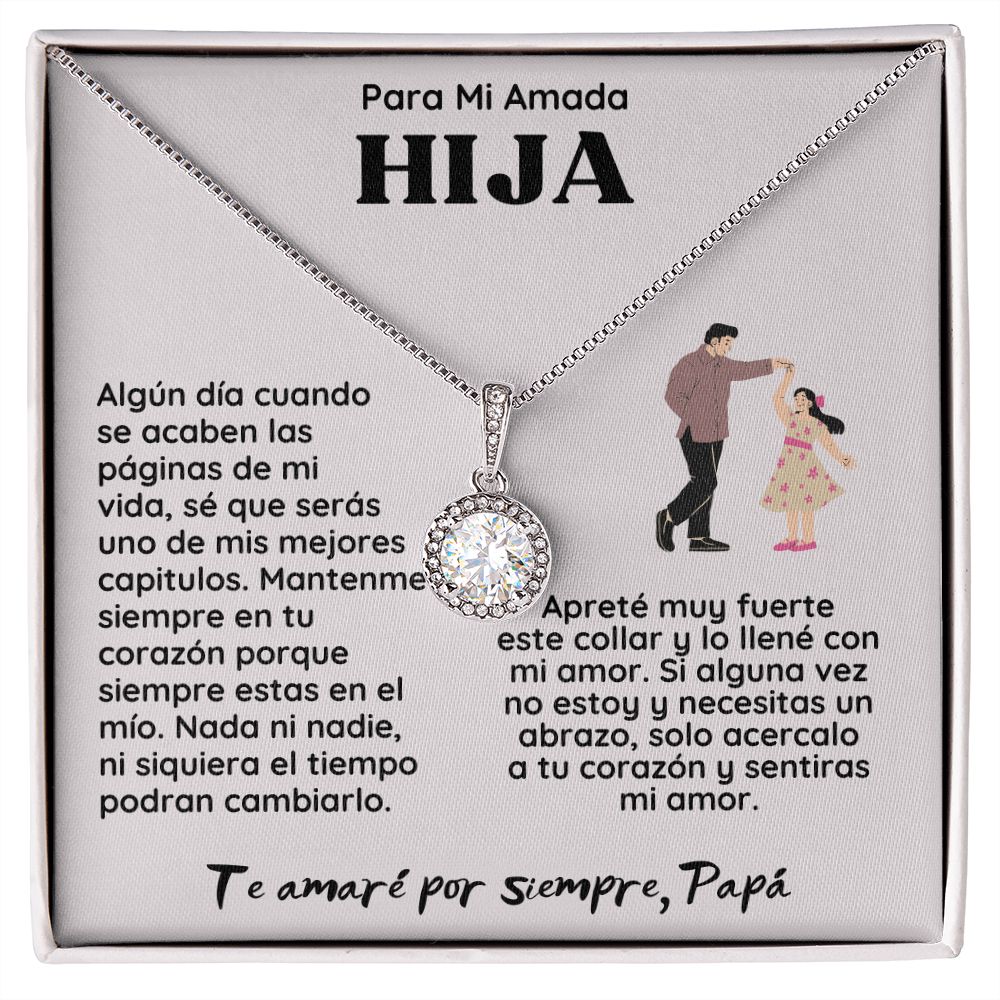 Para Mi Amada Hija Collar Esperanza Eterna