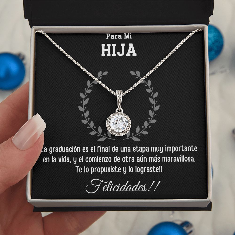 Para mi Hija, Graduación, Collar Esperanza Eterna