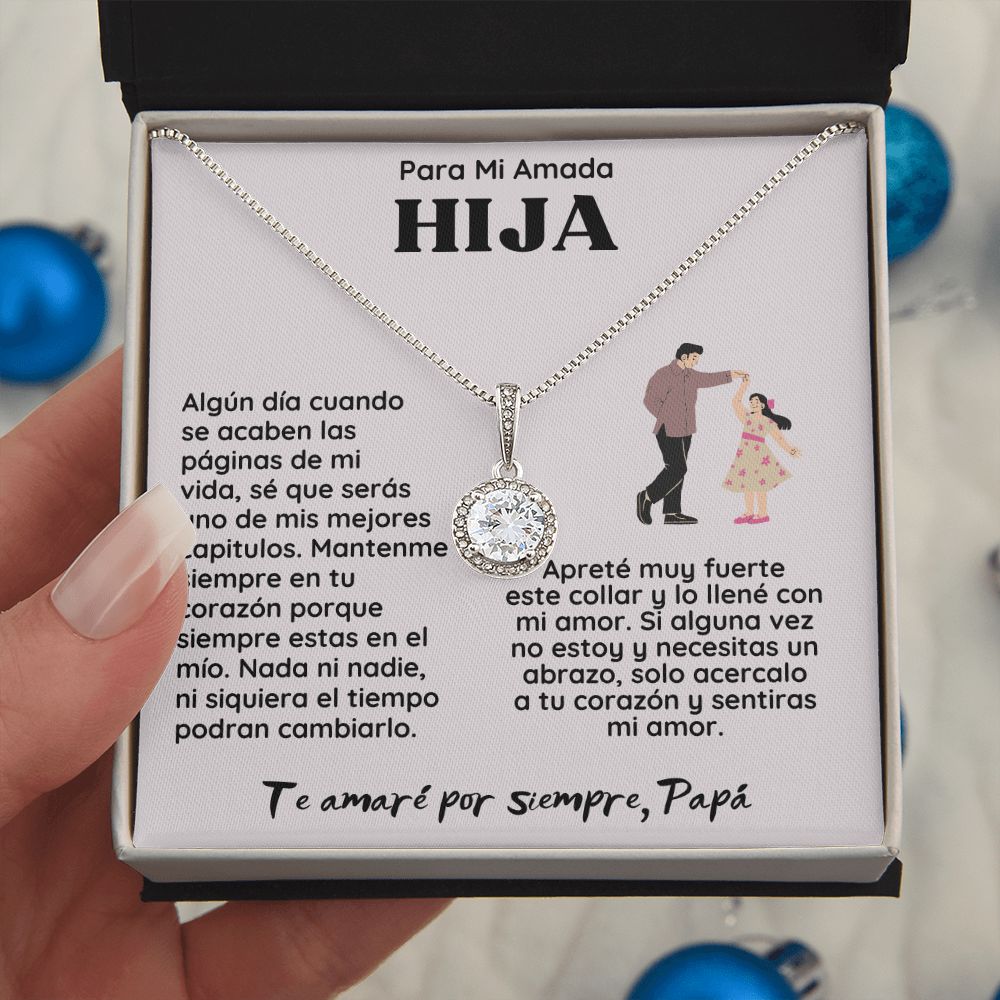 Para Mi Amada Hija Collar Esperanza Eterna