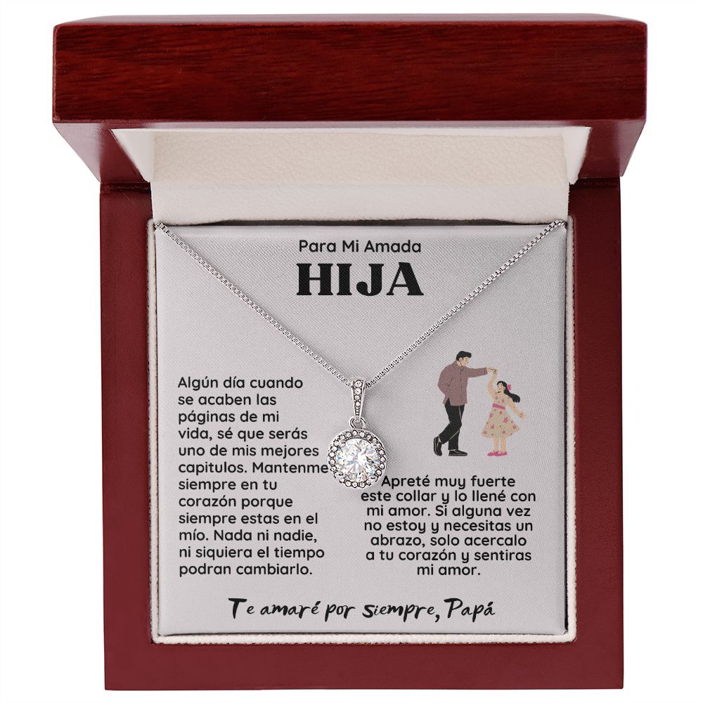 Para Mi Amada Hija Collar Esperanza Eterna