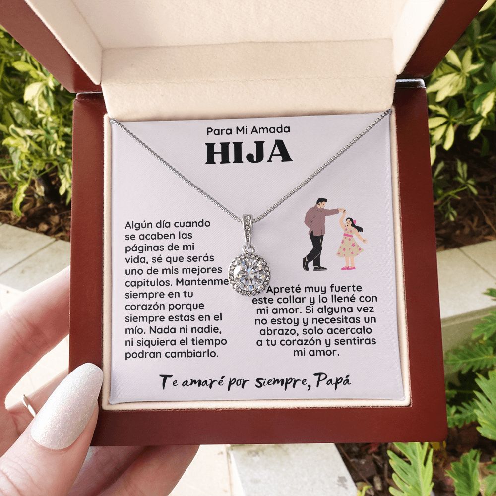 Para Mi Amada Hija Collar Esperanza Eterna