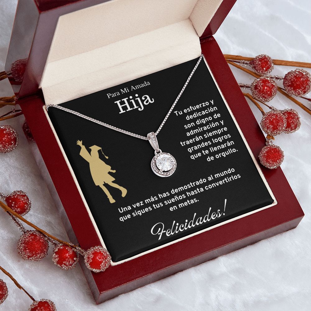 Para Mi Amada Hija, Graduación, Collar Esperanza Eterna