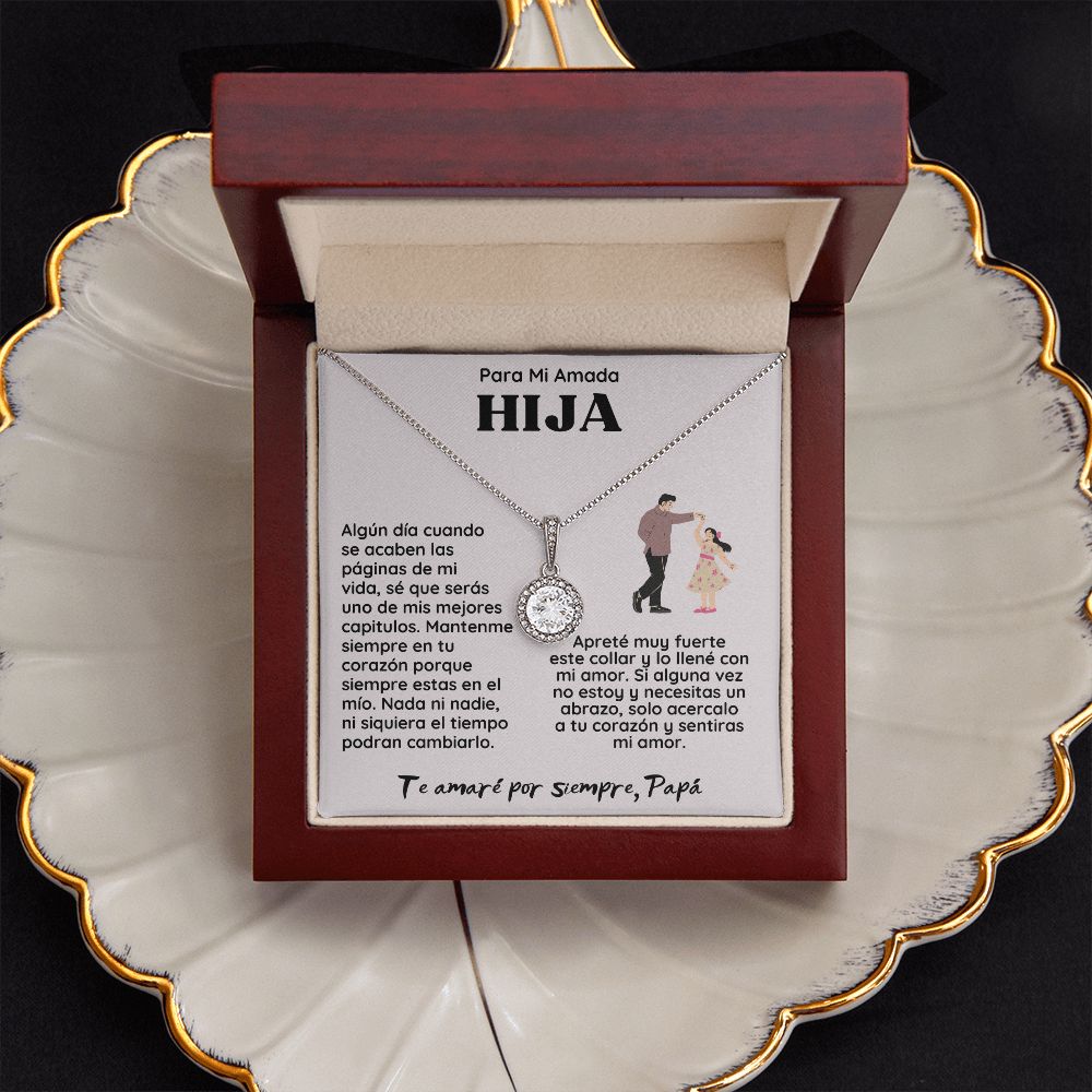 Para Mi Amada Hija Collar Esperanza Eterna
