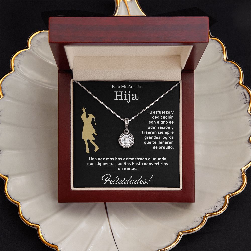 Para Mi Amada Hija, Graduación, Collar Esperanza Eterna