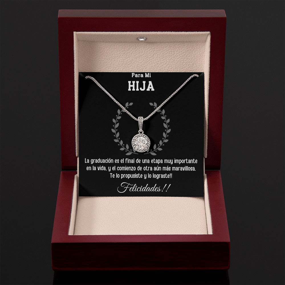 Para mi Hija, Graduación, Collar Esperanza Eterna