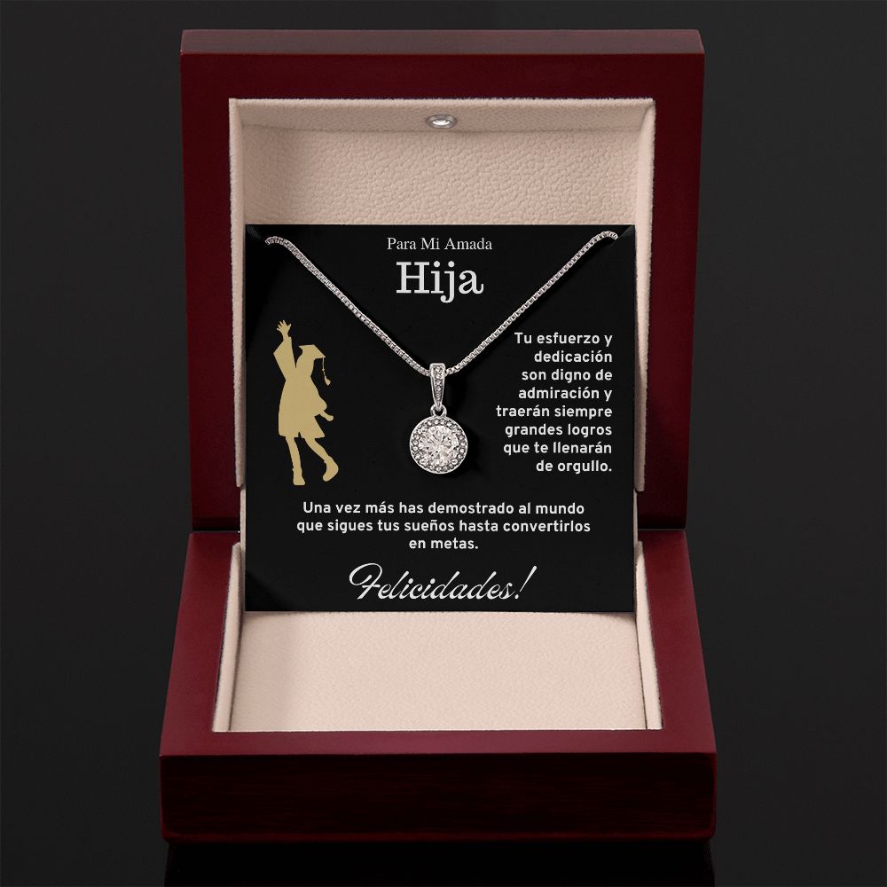 Para Mi Amada Hija, Graduación, Collar Esperanza Eterna