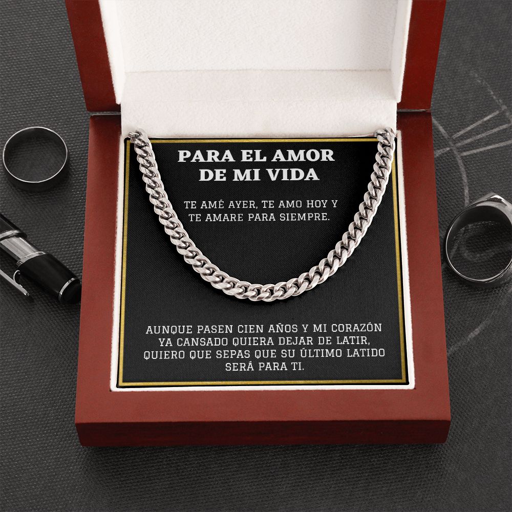 Para el Amor de Mi Vida Cadena de Eslabones Cubanos