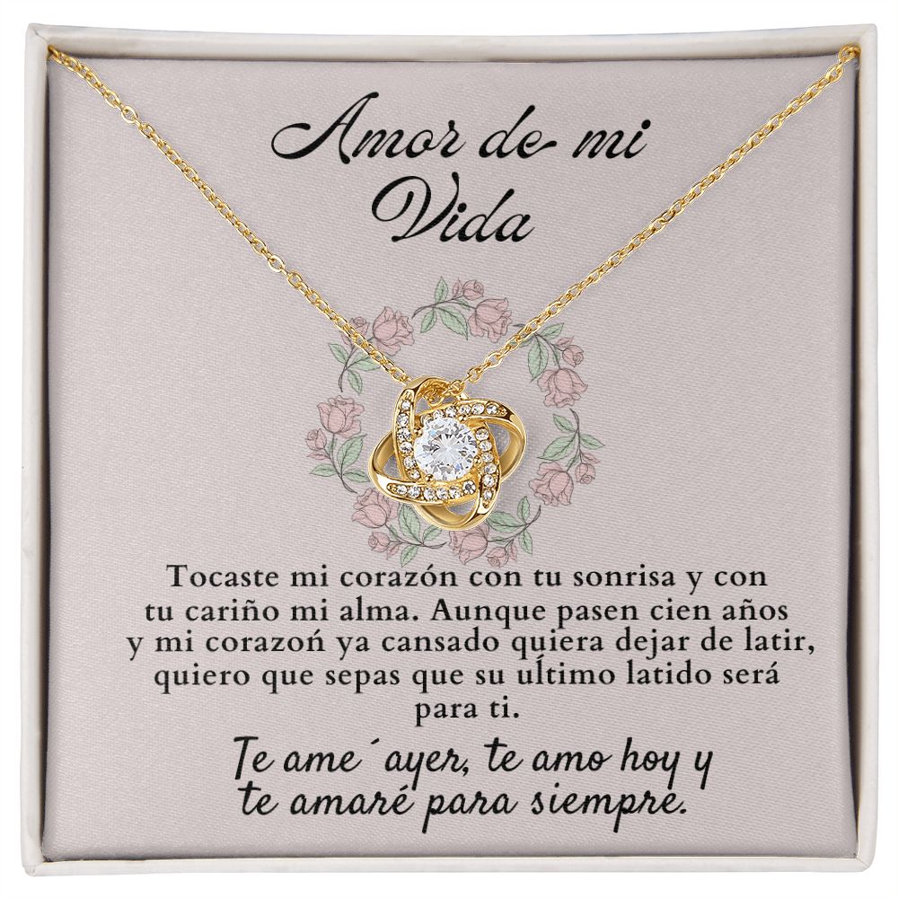 Amor de Mi Vida Collar Nudo de Amor