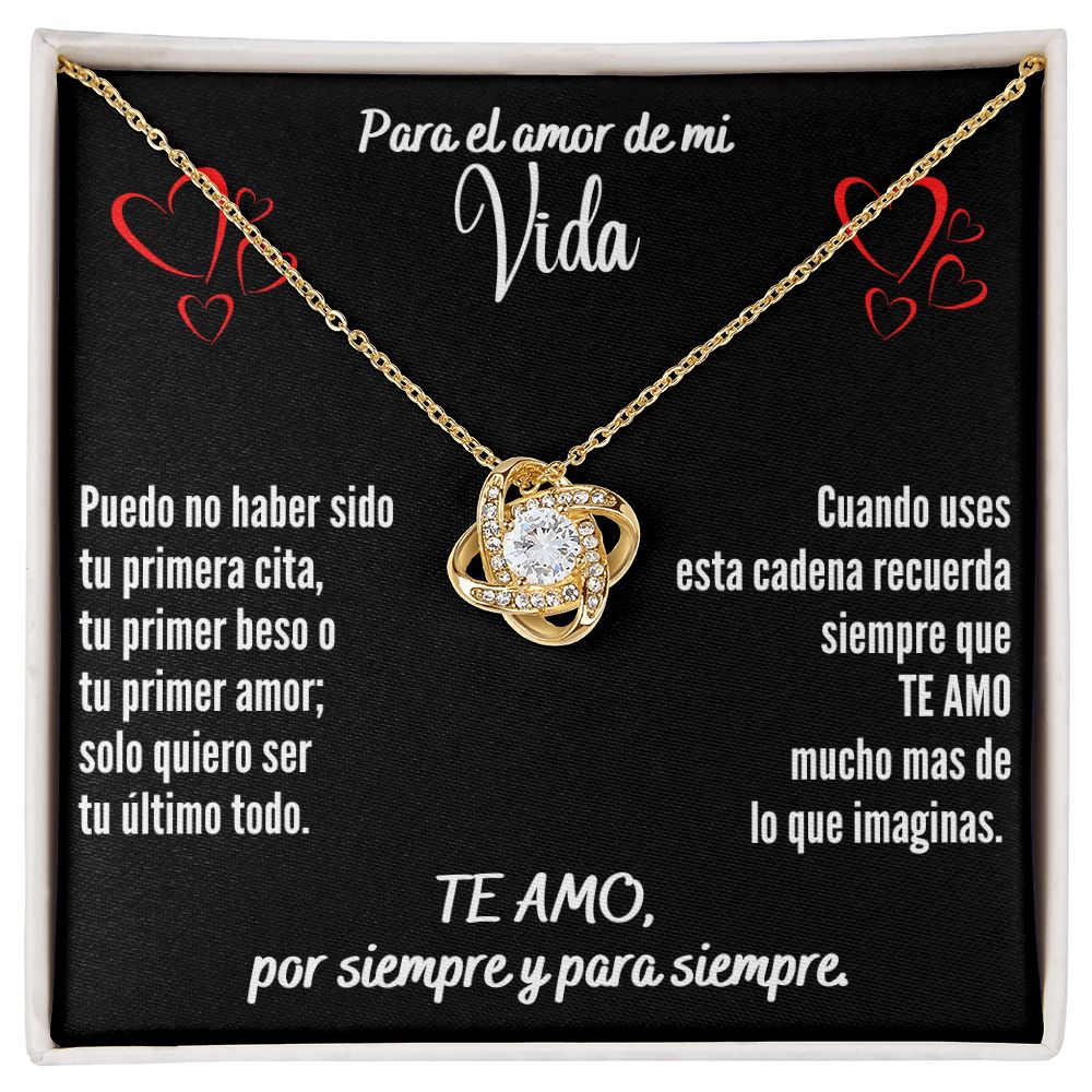 Para el Amor de Mi Vida Collar Nudo de Amor