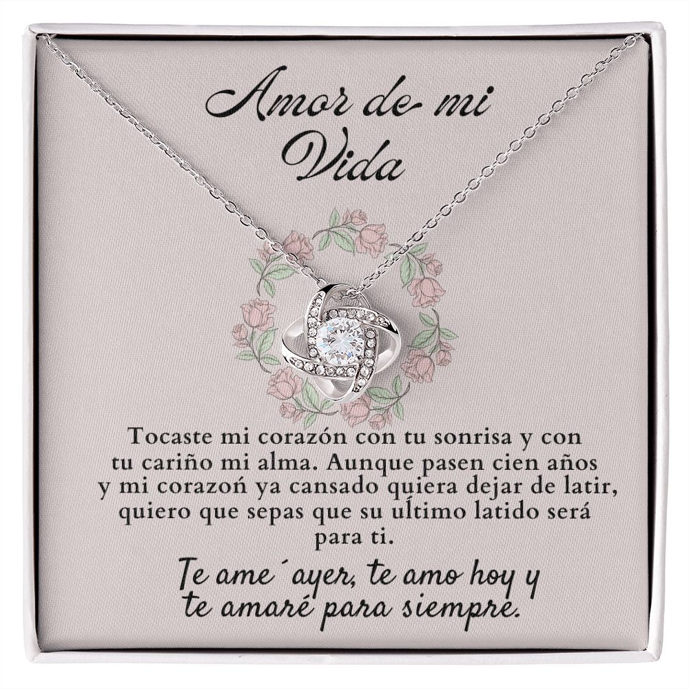 Amor de Mi Vida Collar Nudo de Amor