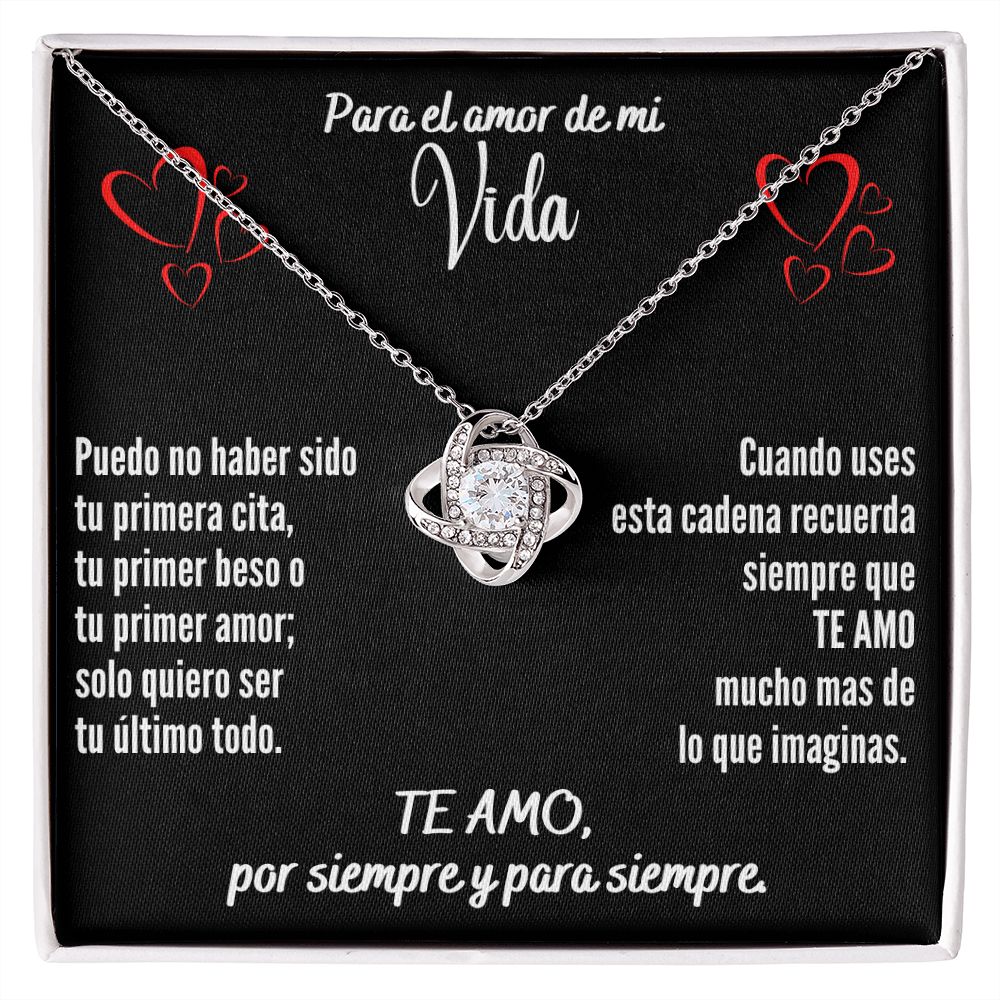 Para el Amor de Mi Vida Collar Nudo de Amor