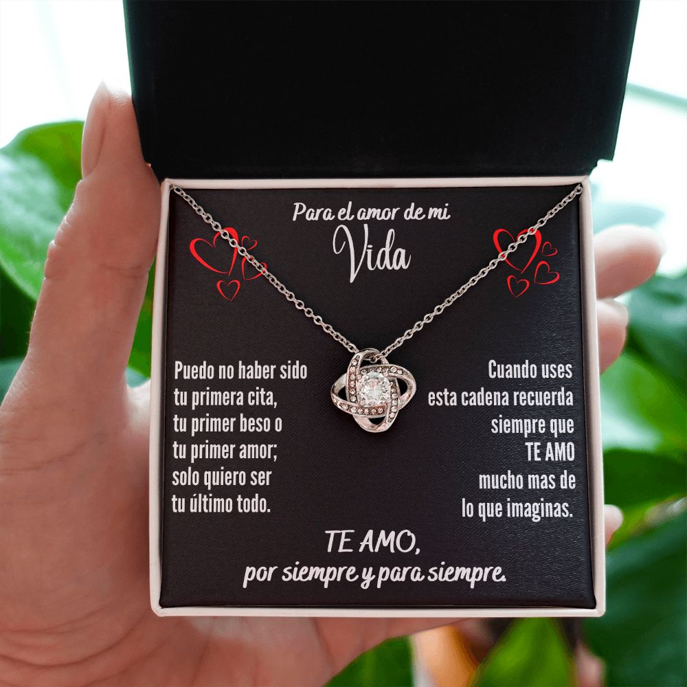 Para el Amor de Mi Vida Collar Nudo de Amor