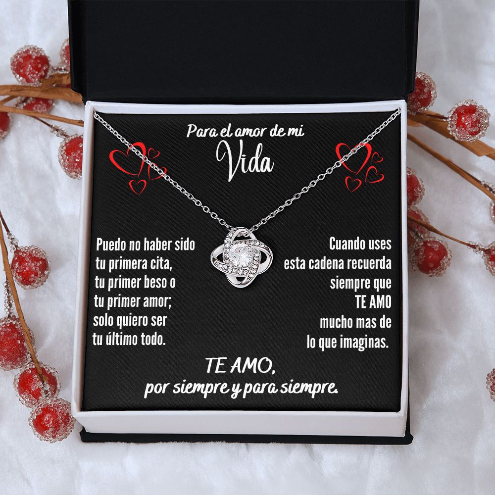 Para el Amor de Mi Vida Collar Nudo de Amor