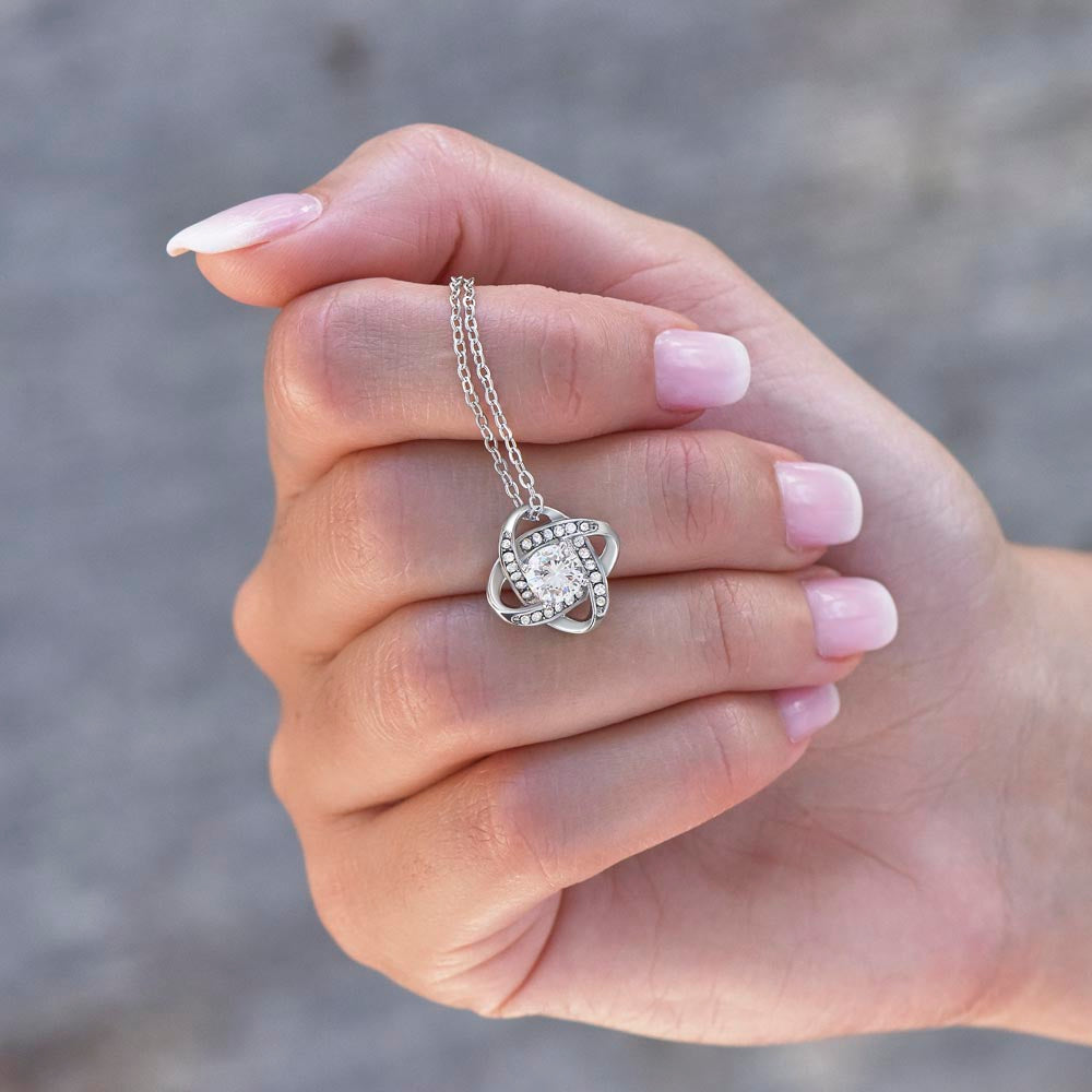To My Amazing Soulmate Love Knot Necklace
