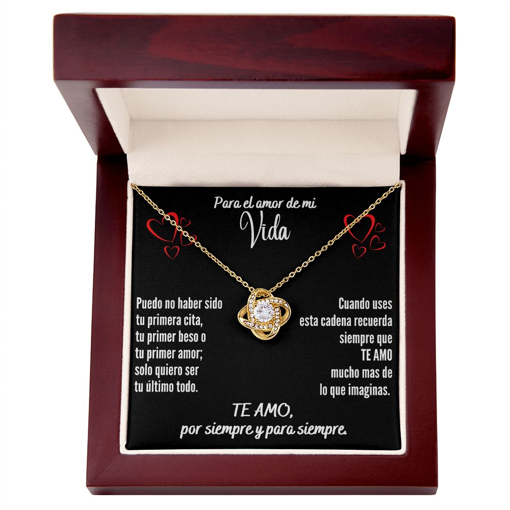 Para el Amor de Mi Vida Collar Nudo de Amor