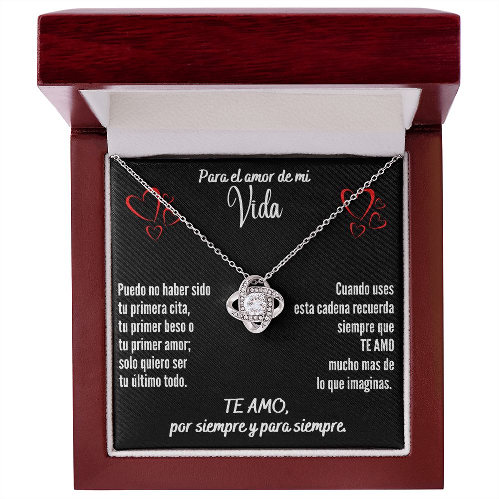 Para el Amor de Mi Vida Collar Nudo de Amor