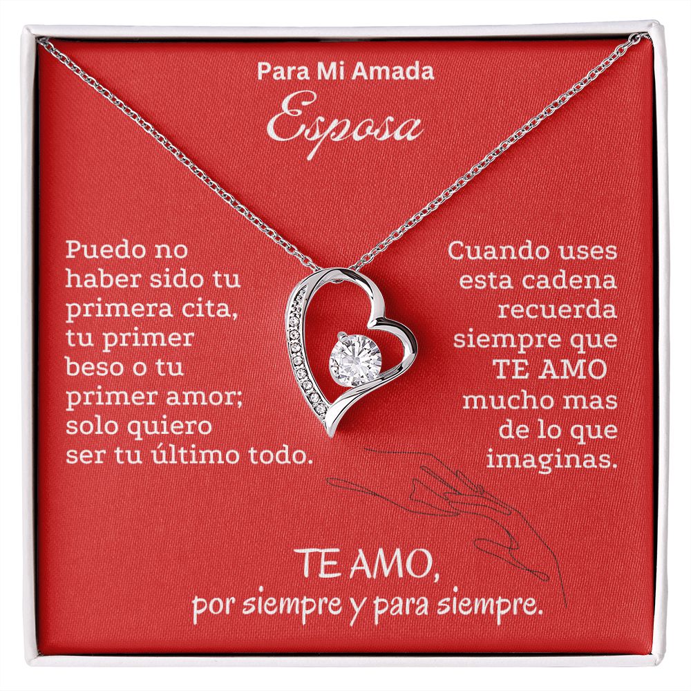 Para Mi Amada Esposa Collar Amor Eterno