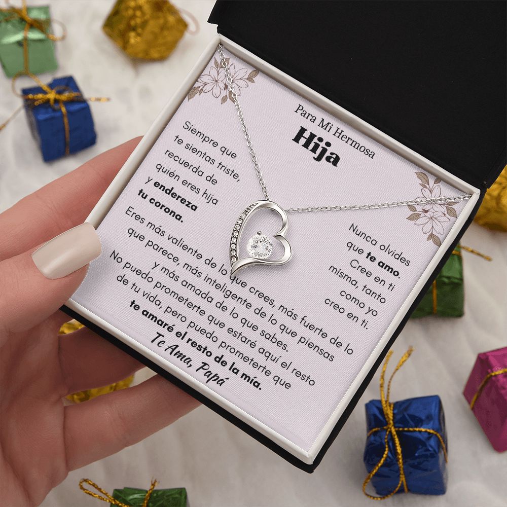 Para Mi Hermosa Hija Forever Love Necklace