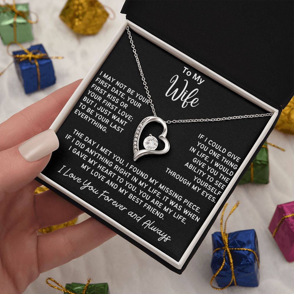To My Wife Forever Love Necklace