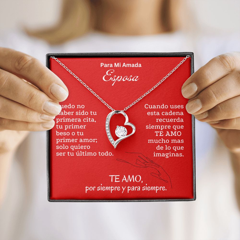 Para Mi Amada Esposa Collar Amor Eterno