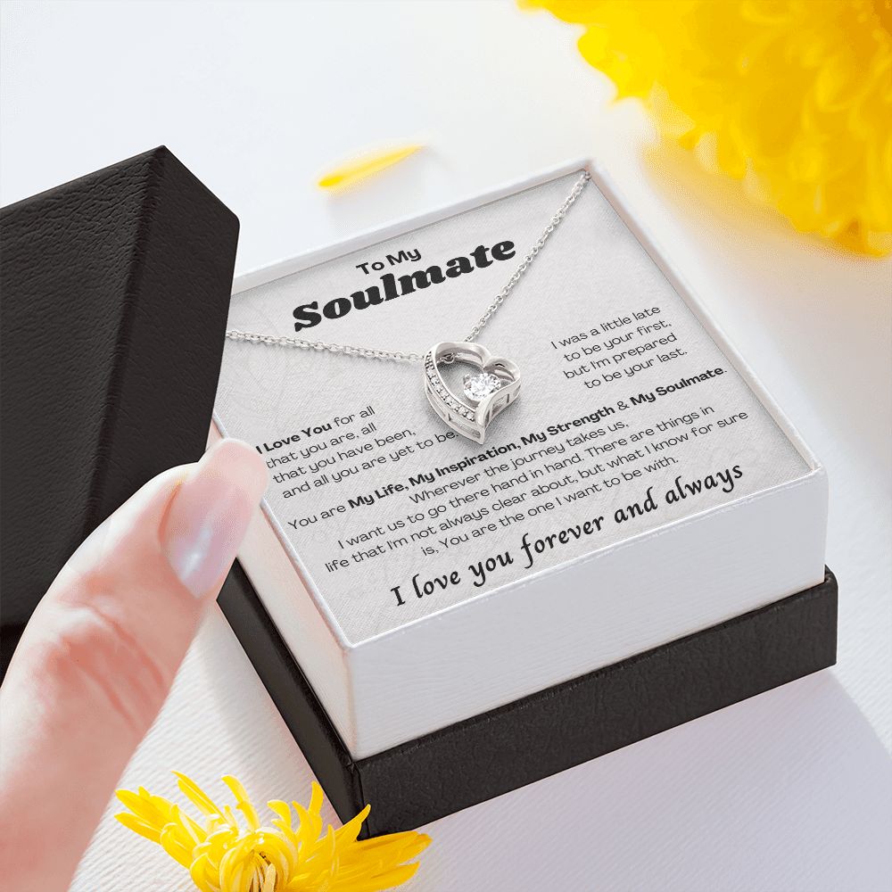 To My Soulmate Forever Love Necklace