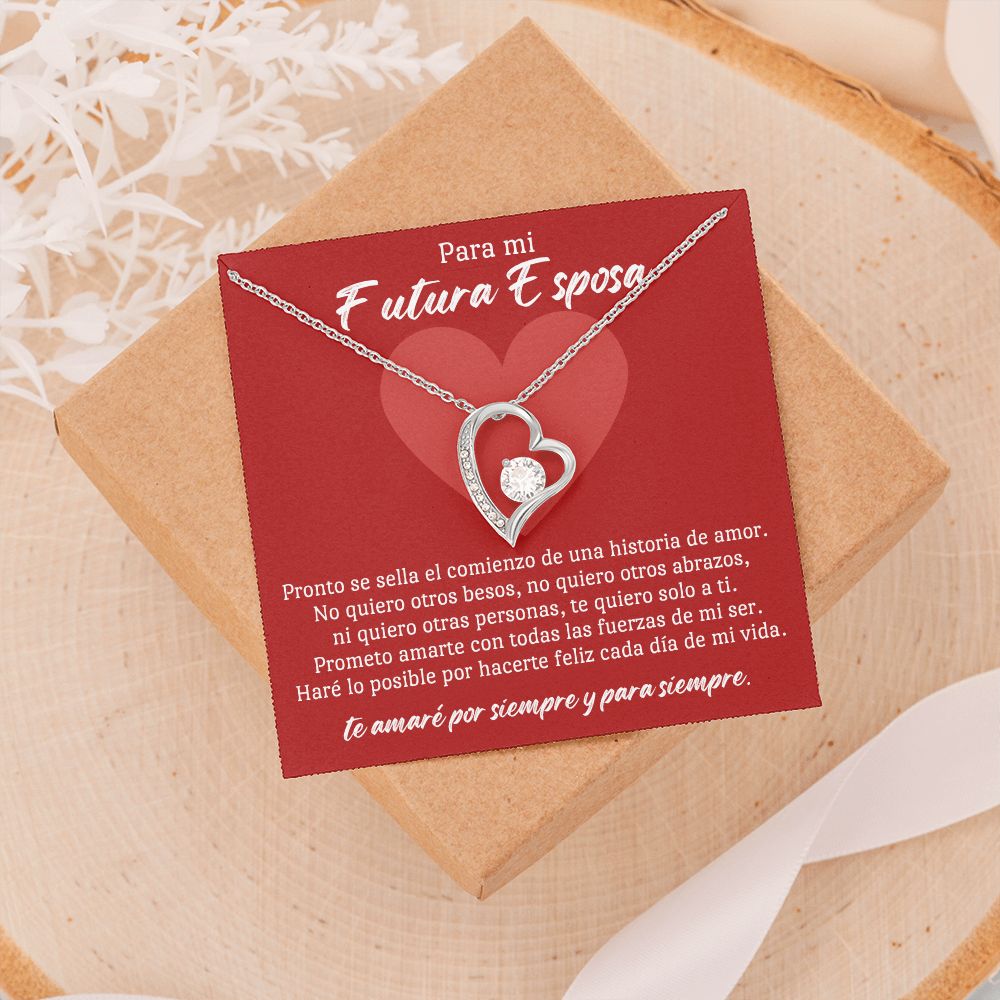 Para Mi Futura Esposa Collar Amor Eterno
