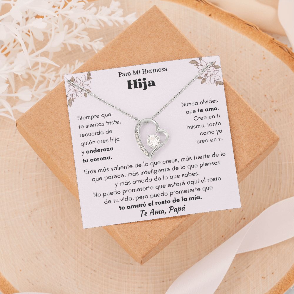 Para Mi Hermosa Hija Forever Love Necklace