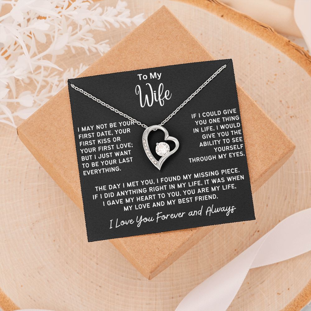To My Wife Forever Love Necklace
